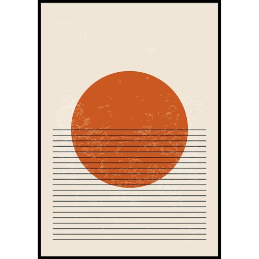 plakat geometric shape no 3 30x40 cm