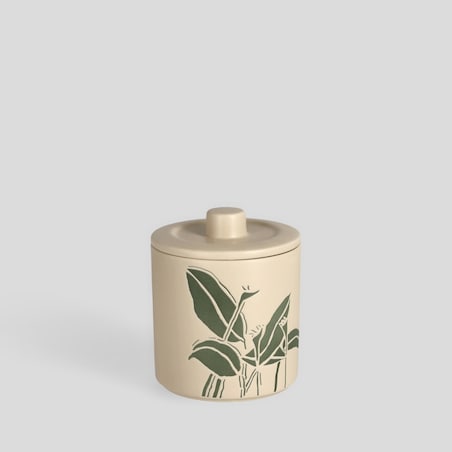 Pojemnik Leavi z motywem tropikalnym