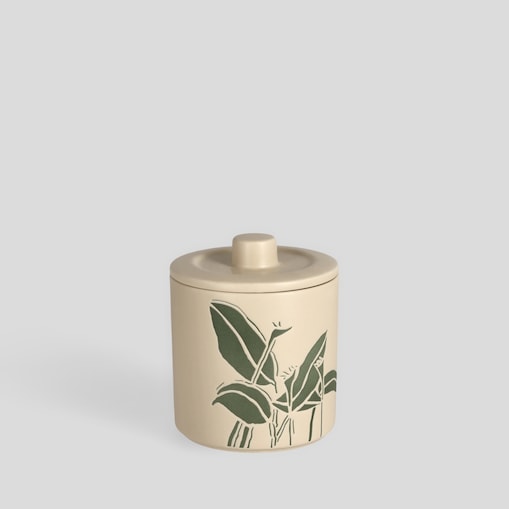 Pojemnik Leavi z motywem tropikalnym