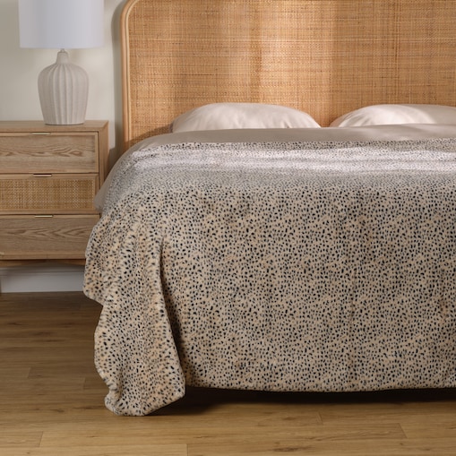 Narzuta Futrzana Lamperia 180x200 cm z motywem zwierzęcym