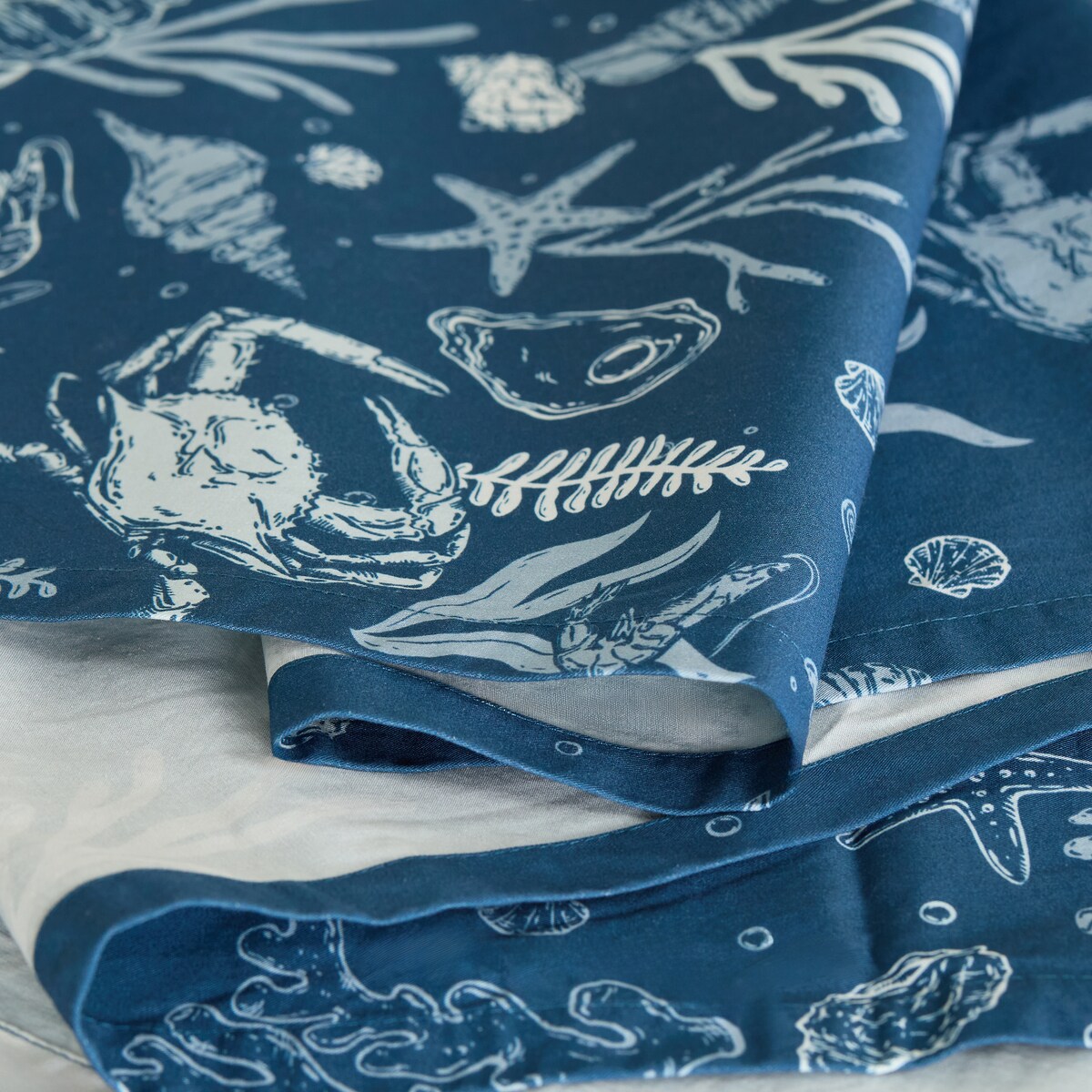 Bieżnik z nadrukiem Coraleia 35x180 cm z motywem morskim