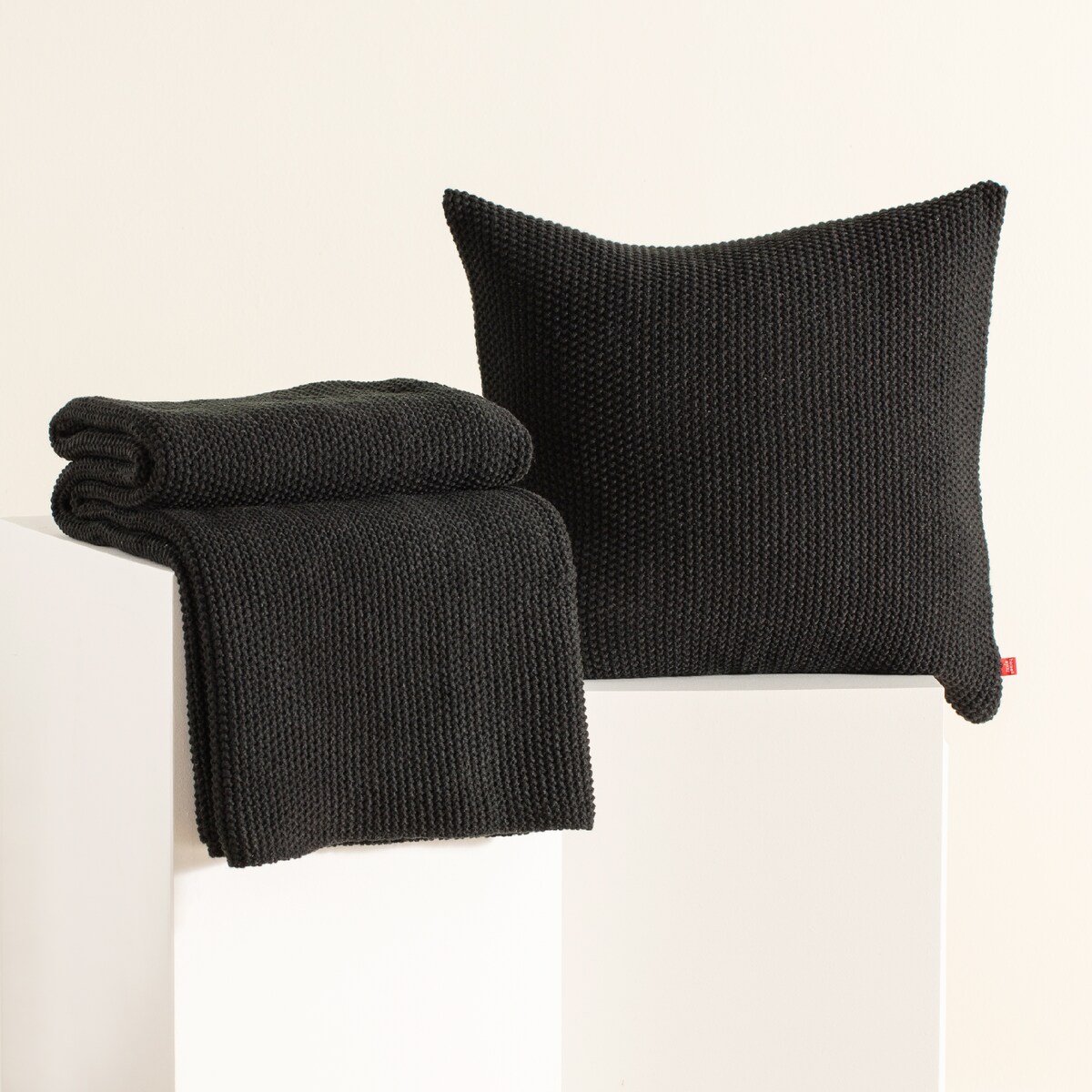 Poszewka jednokolorowa dzianinowa Zaldar 45x45 cm