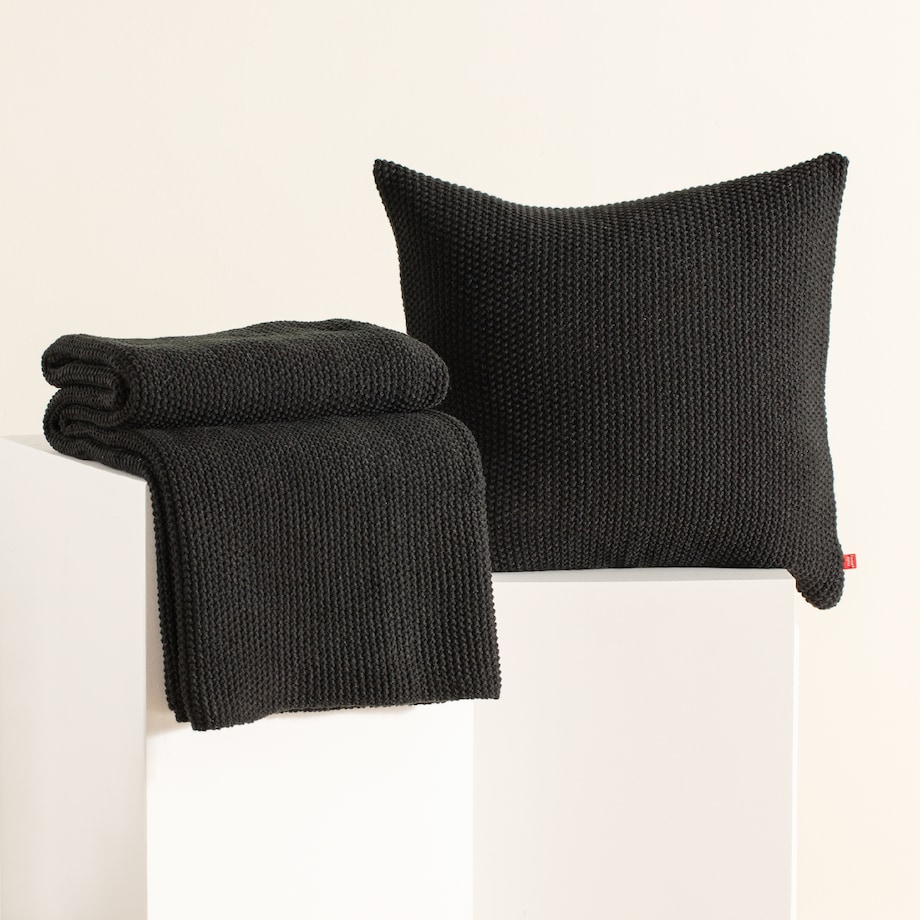 Poszewka jednokolorowa dzianinowa Zaldar 45x45 cm