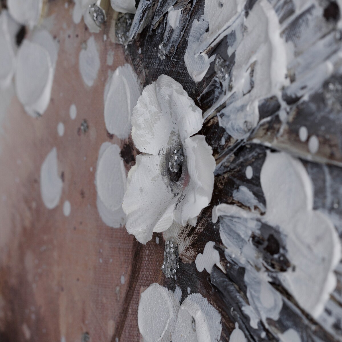 Ręcznie zdobiony obraz z płótnie z motywem baletnicy cherry slope 90x120