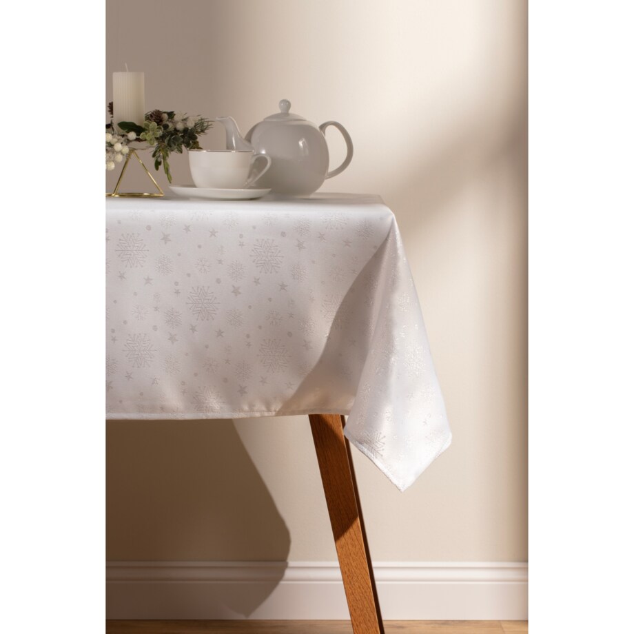 Obrus Żakardowy Xmas flake 145x220 cm