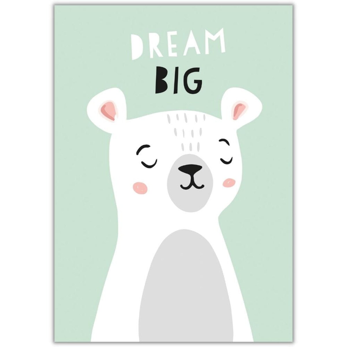 plakat miś marzyciel 21x30 cm