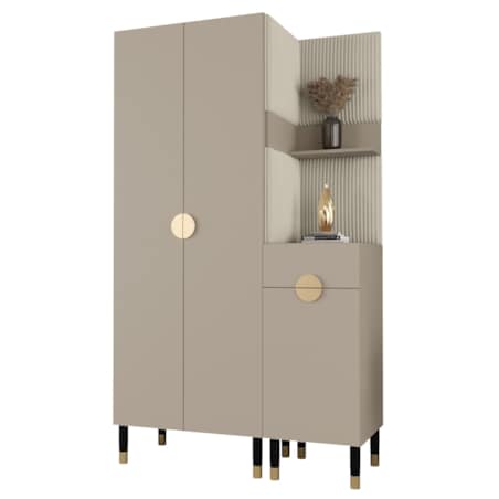 Garderoba do przedpokoju Abiks PALERMO 6 kaszmir+poso100