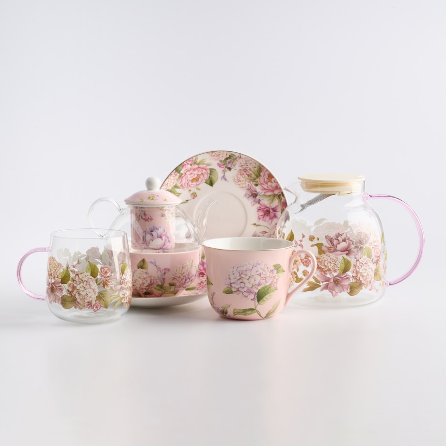 Filiżanka Tensianis z motywem kwiatowym