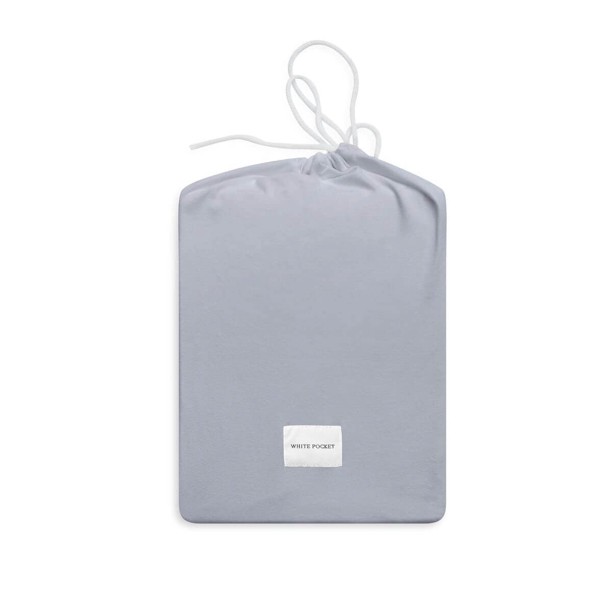 Prześcieradło dzianinowe z gumką szare 140 x 200 cm