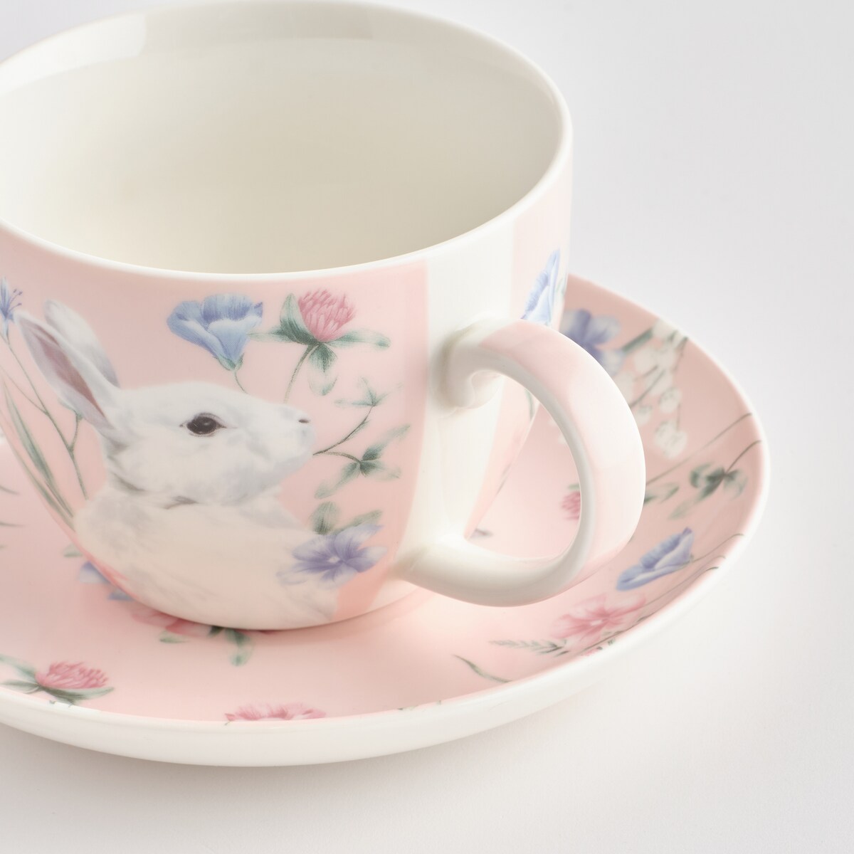 Filiżanka Ze Spodkiem Kirossi z motywem królika
