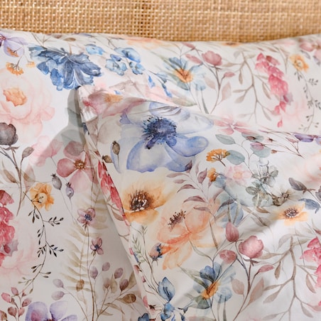 Pościel Z Mikrofibry Cossana 160x200 cm z motywem kwiatowym