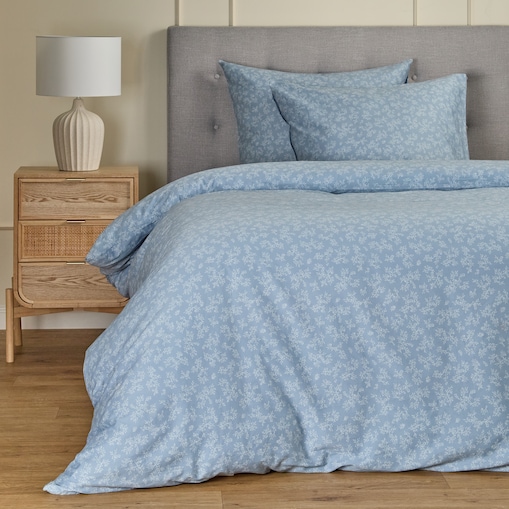 Pościel z bawełny satynowej Rosmarin 160x200 cm z motywem roślinnym