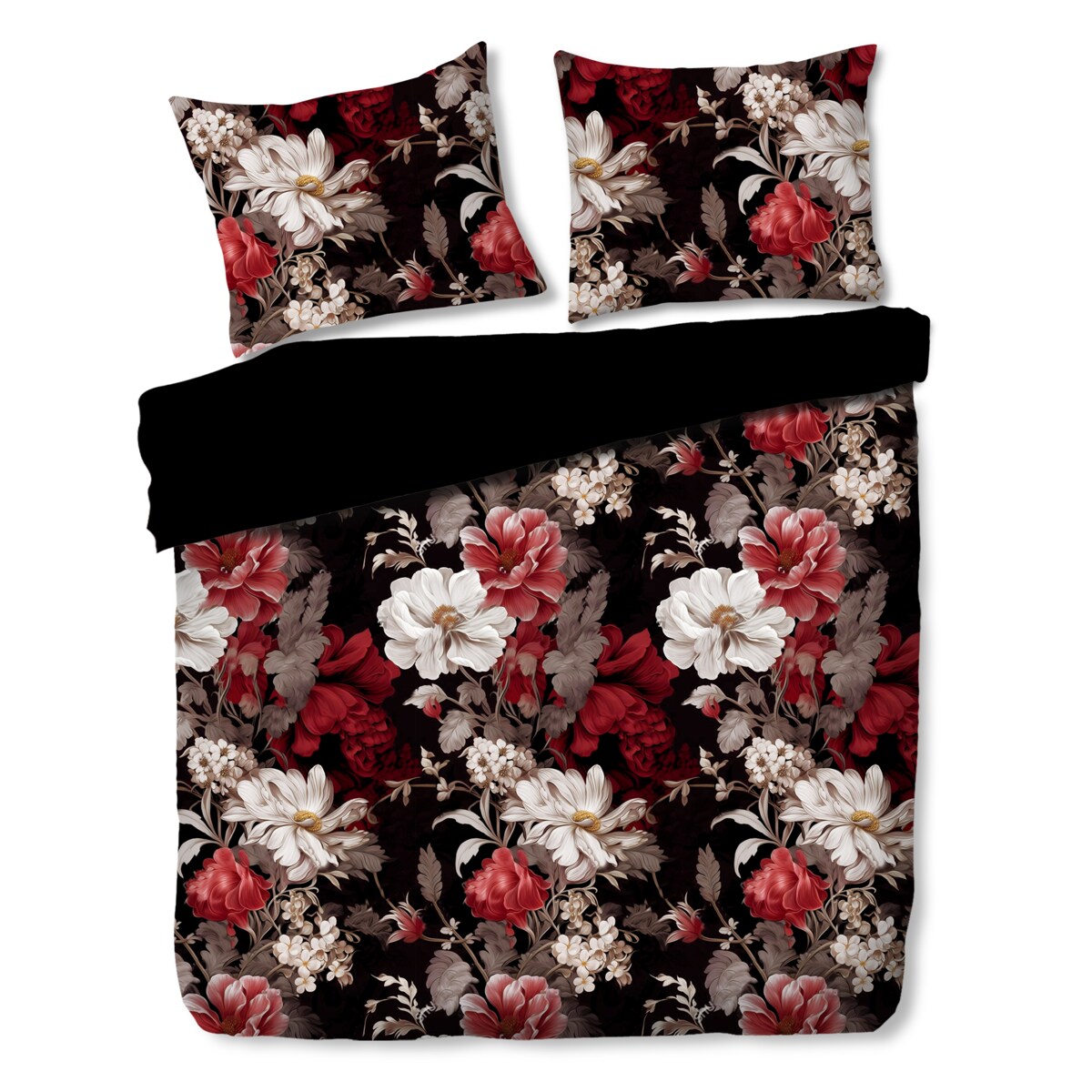 Pościel Welwetowa Riberia 200x220 cm z motywem kwiatowym