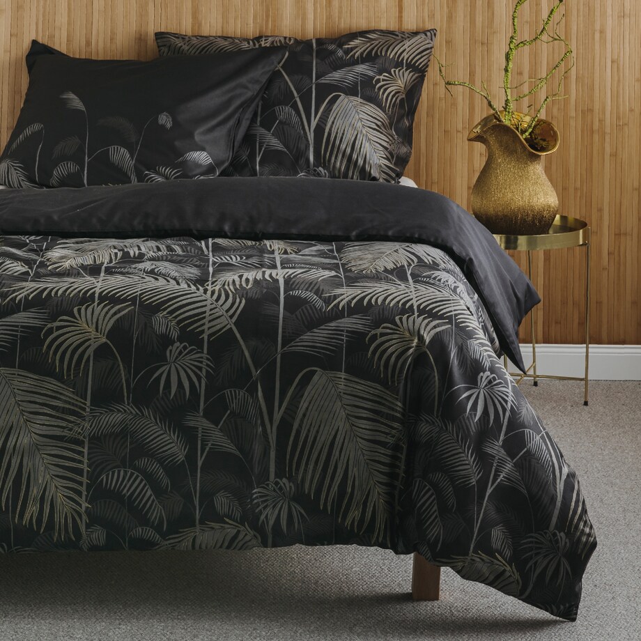 Sateen Bed Linen Palmnight 200x220 cm
