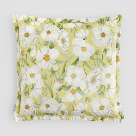 Poszewka z nadrukiem Emeris 45x45 cm z motywem kwiatowym