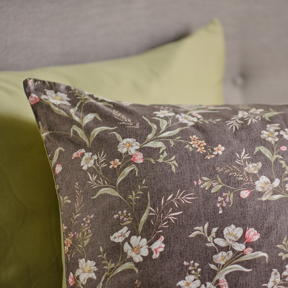 Pościel z bawełny satynowej Tomo 160x200 cm z wzorem kwiatowym