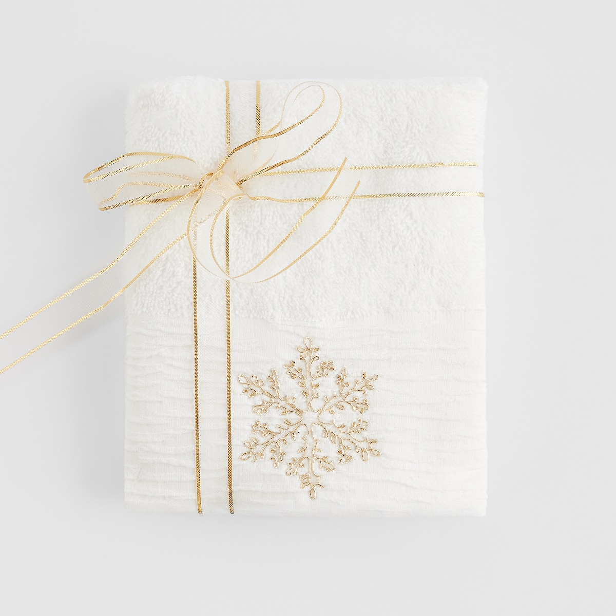 Komplet ręczników dekoracyjnych do twarzy lub rąk 2szt Snowy 30x50 cm