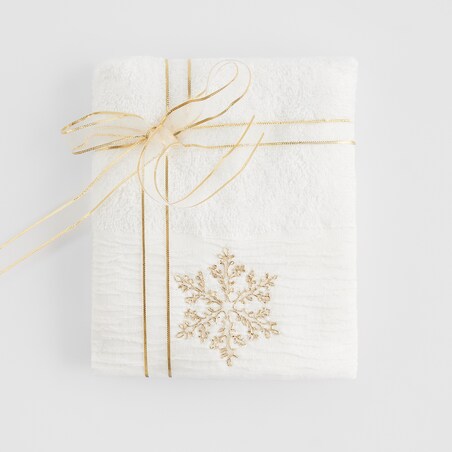 Komplet ręczników dekoracyjnych do twarzy lub rąk 2szt Snowy 30x50 cm