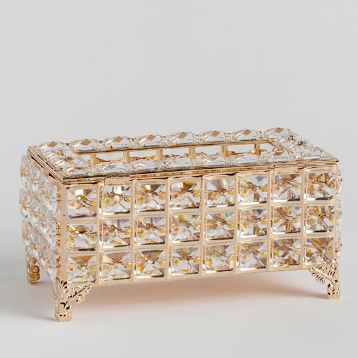 Chustecznik Etienet 23x12 cm z motywem geometrycznym