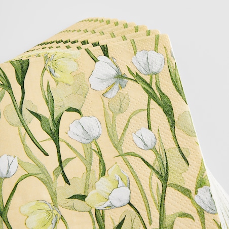 Komplet Serwetek Tendis z motywem kwiatowym