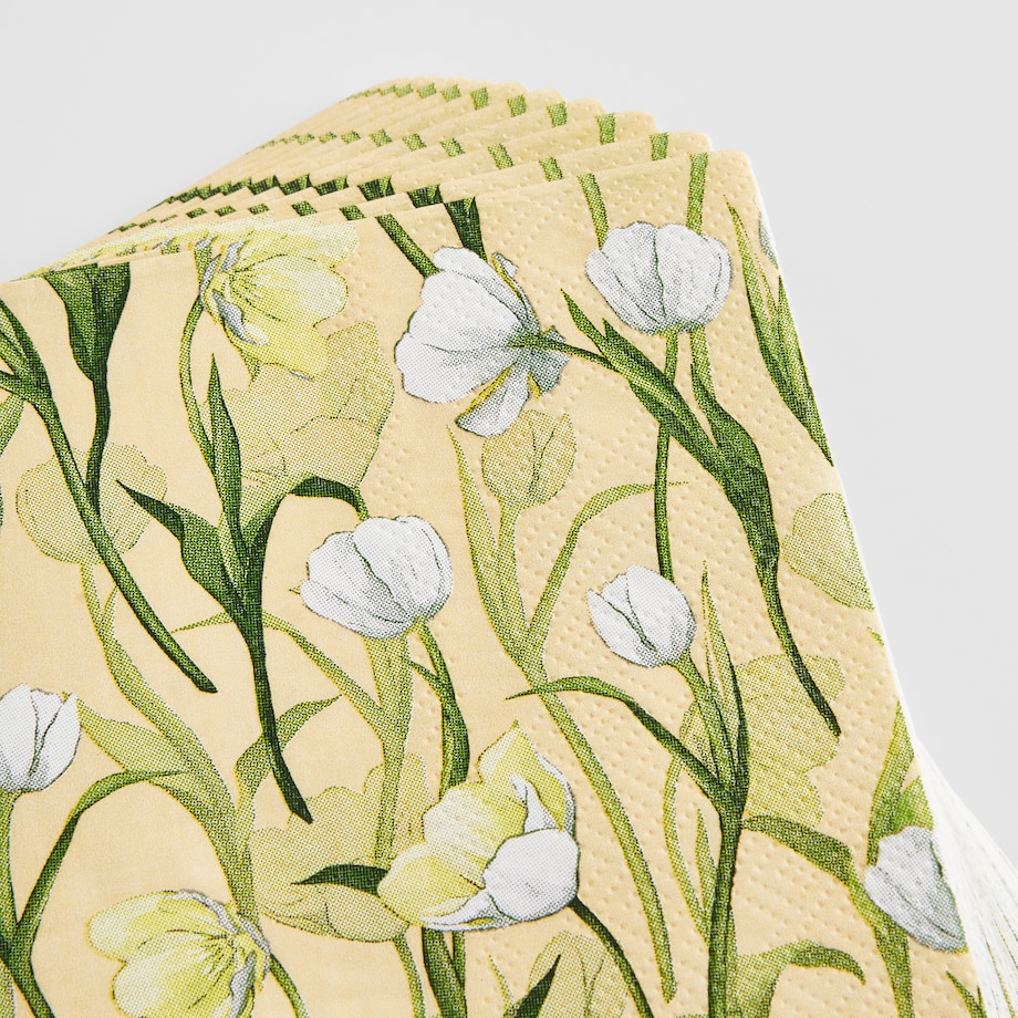 Komplet Serwetek Tendis z motywem kwiatowym