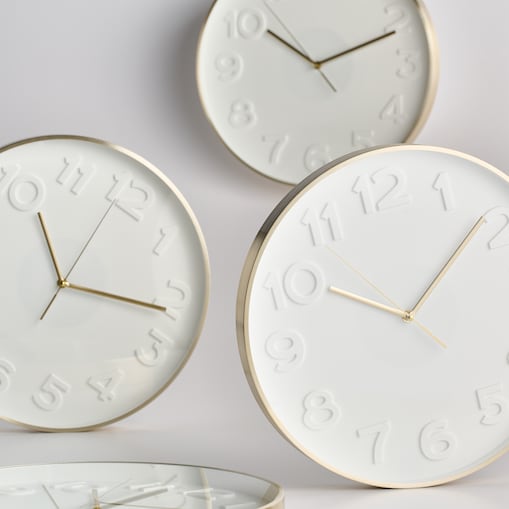 nowoczesny zegar ścienny sorrento ø 40 cm