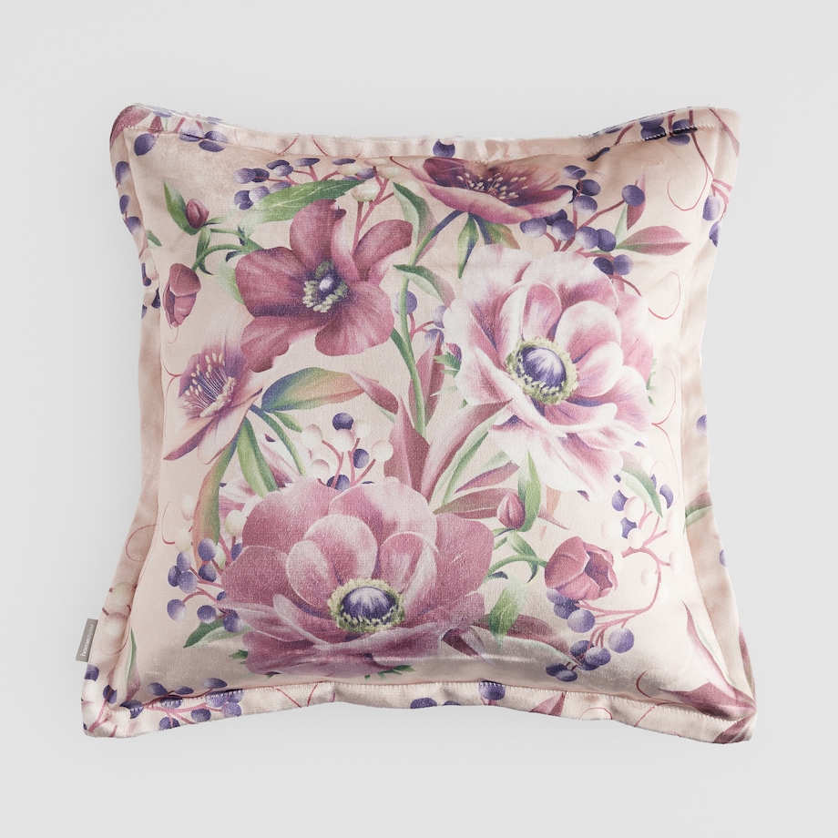 Poszewka z nadrukiem Higo 45x45 cm z motywem owoców