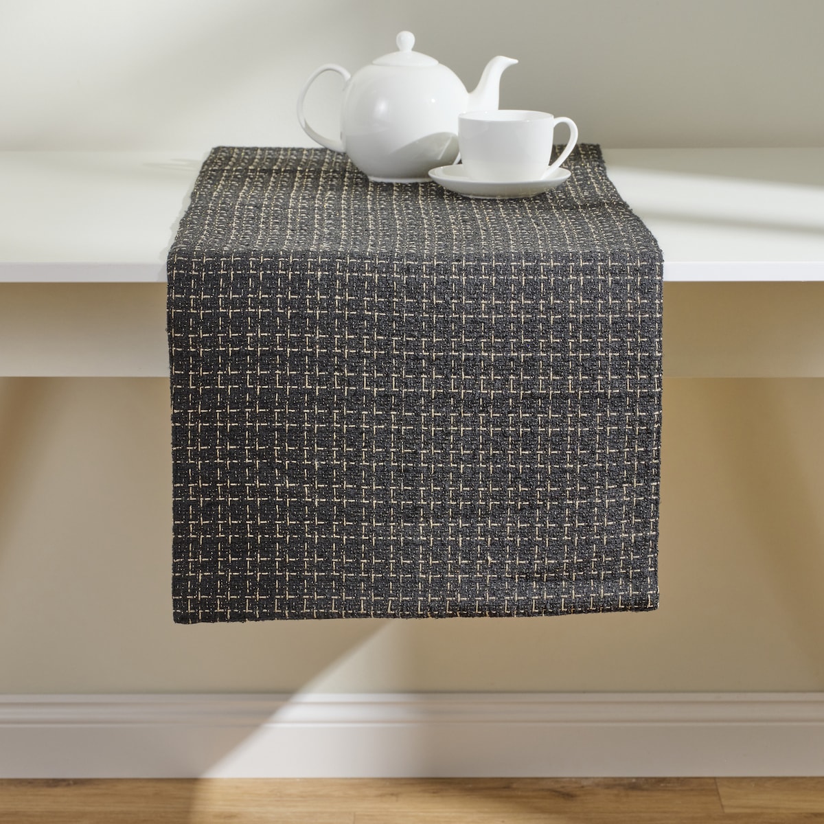 Bieżnik Balin 43x183 cm w kratę