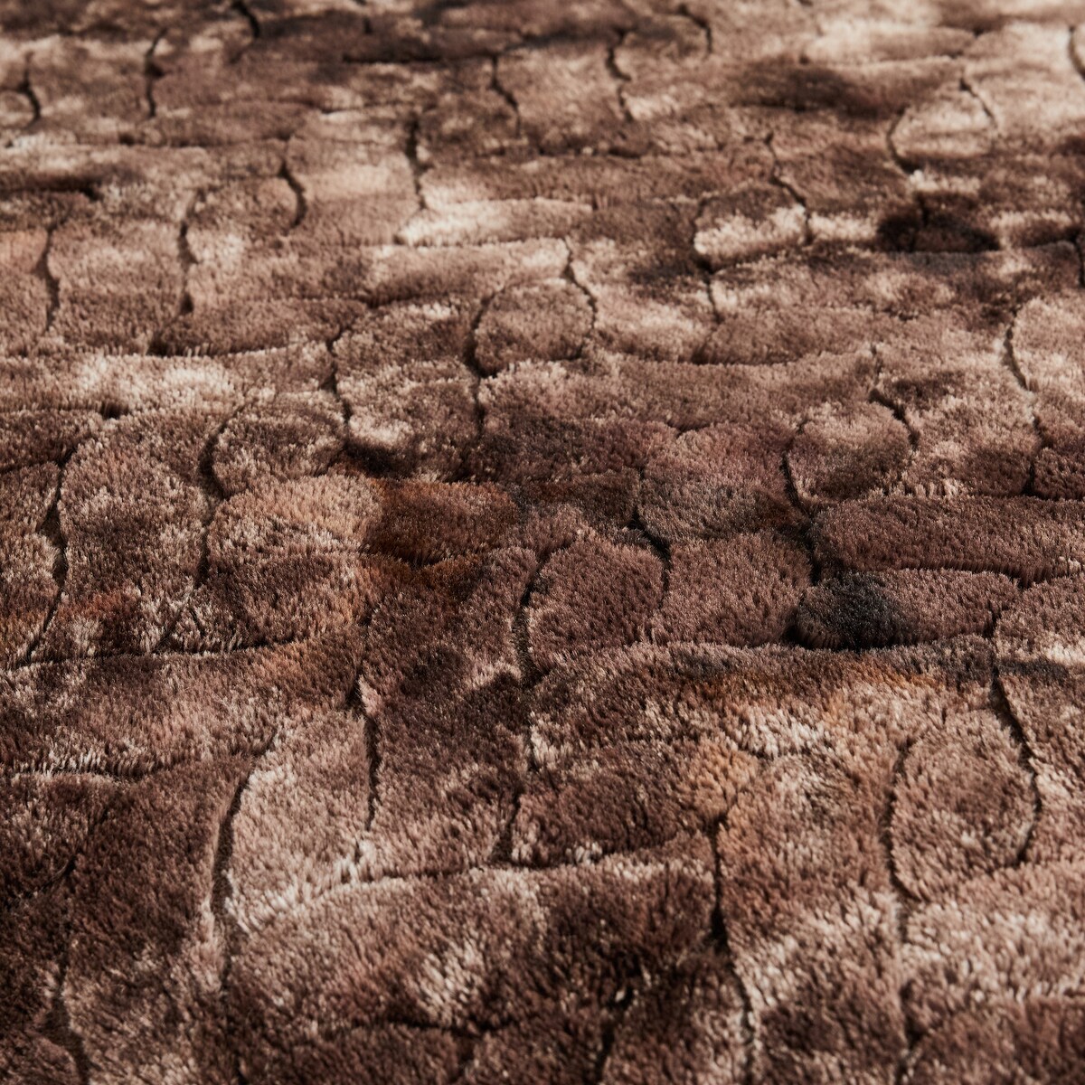 Drukowana futrzana narzuta na łóżko Norana 180x200 cm