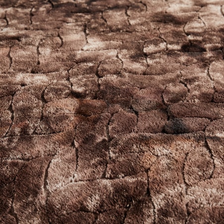 Drukowana futrzana narzuta na łóżko Norana 180x200 cm