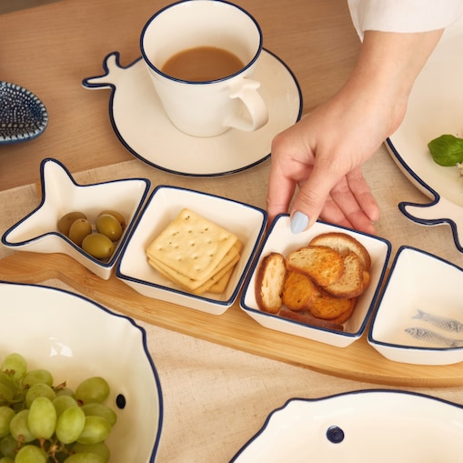 Patera Oceanika z motywem morskim