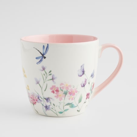 Kubek Field z motywem roślinnym