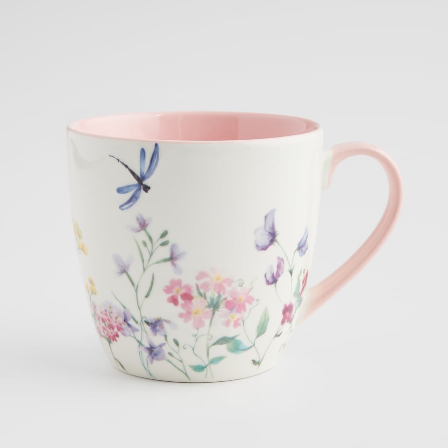 Kubek Field z motywem roślinnym