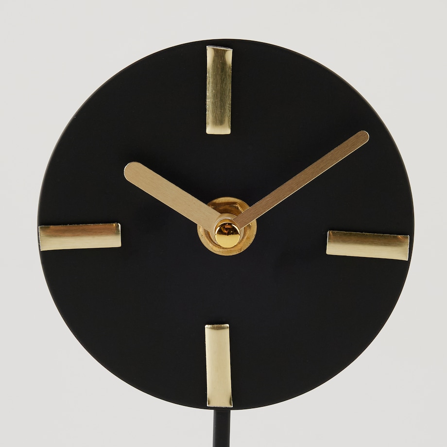 industrialny zegar stojący sleek