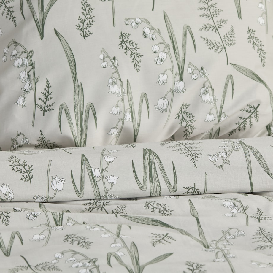 Pościel z bawełny satynowej Tinkerbellisa 200x220 cm z motywem roślinnym
