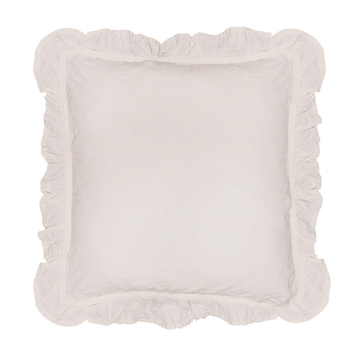 Komplet poszewek bawełnianych 2x40x40 cm Stonewashed Exclusive Natural Cream