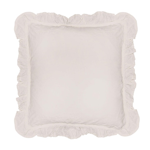 Komplet poszewek bawełnianych 2x40x40 cm Stonewashed Exclusive Natural Cream