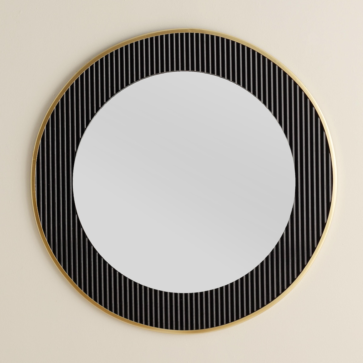 Lustro w Ryflowanej Ramie Luxiso