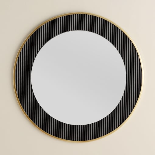 Lustro w Ryflowanej Ramie Luxiso