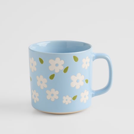 Kubek Flumi z motywem kwiatowym