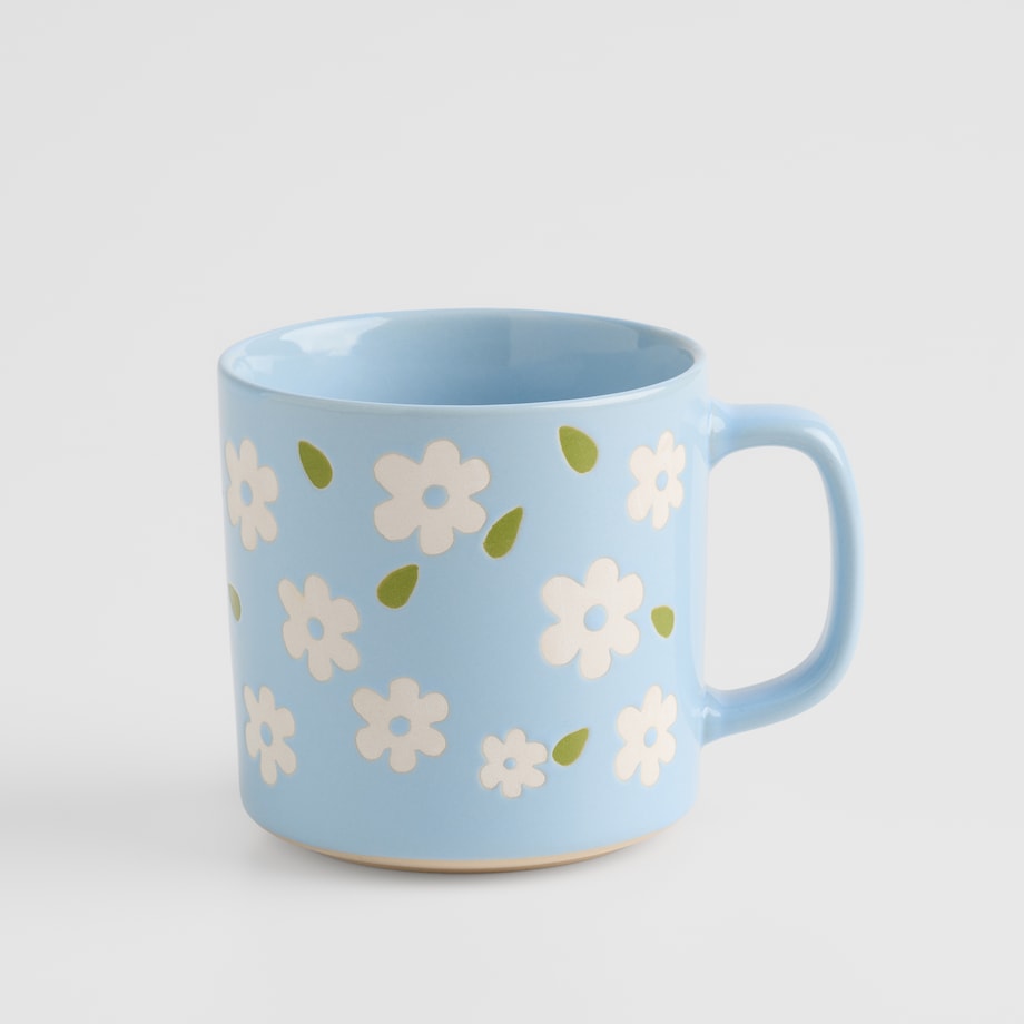 Kubek Flumi z motywem kwiatowym