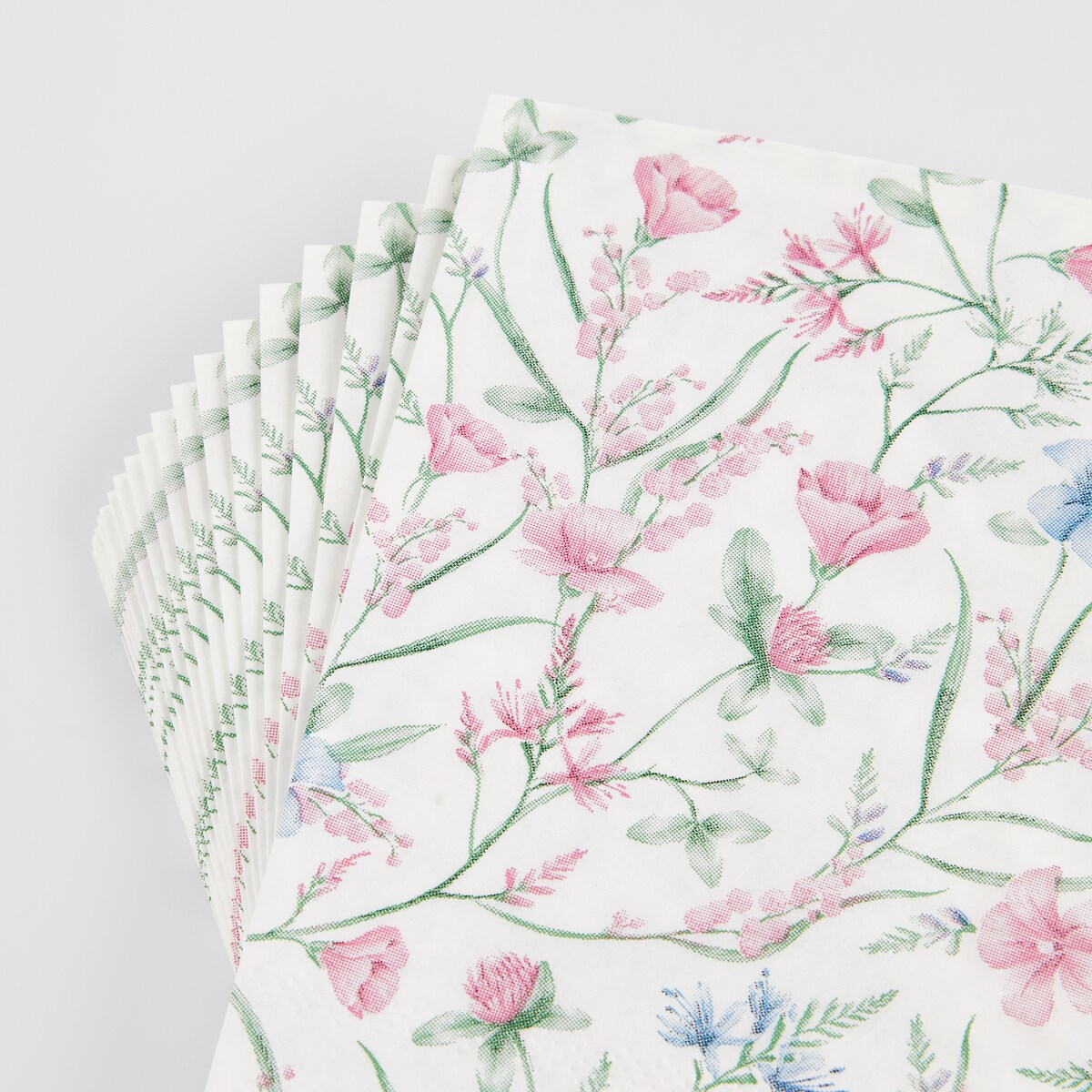 Komplet Serwetek Kiros z motywem kwiatowym