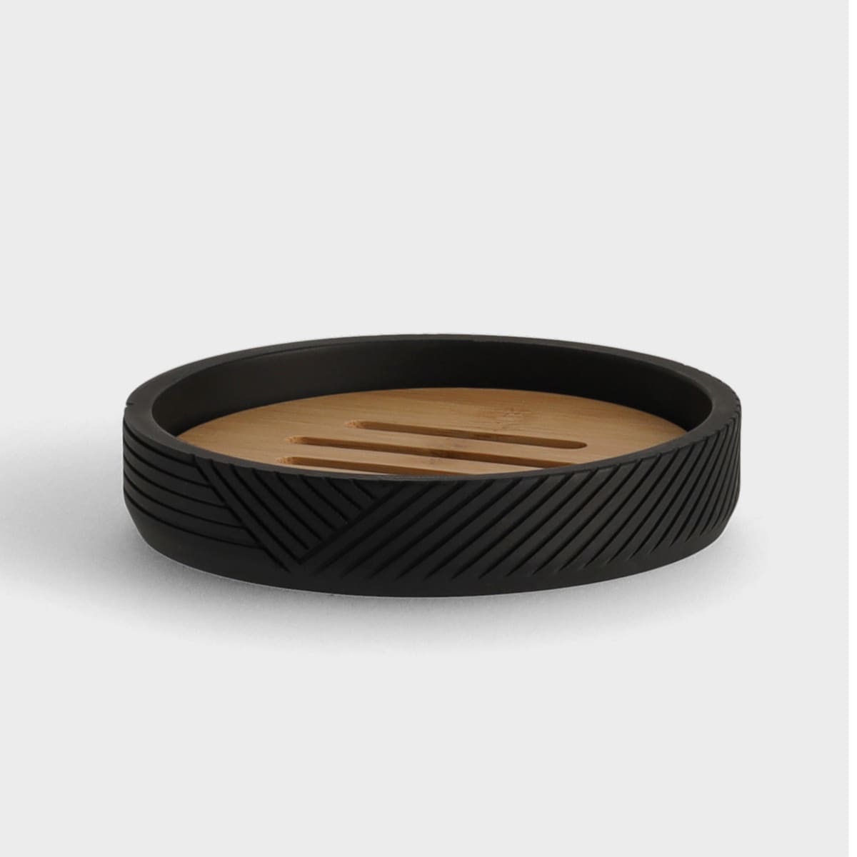 Mydelniczka z Masy Żywicznej z Drewnem Raveno