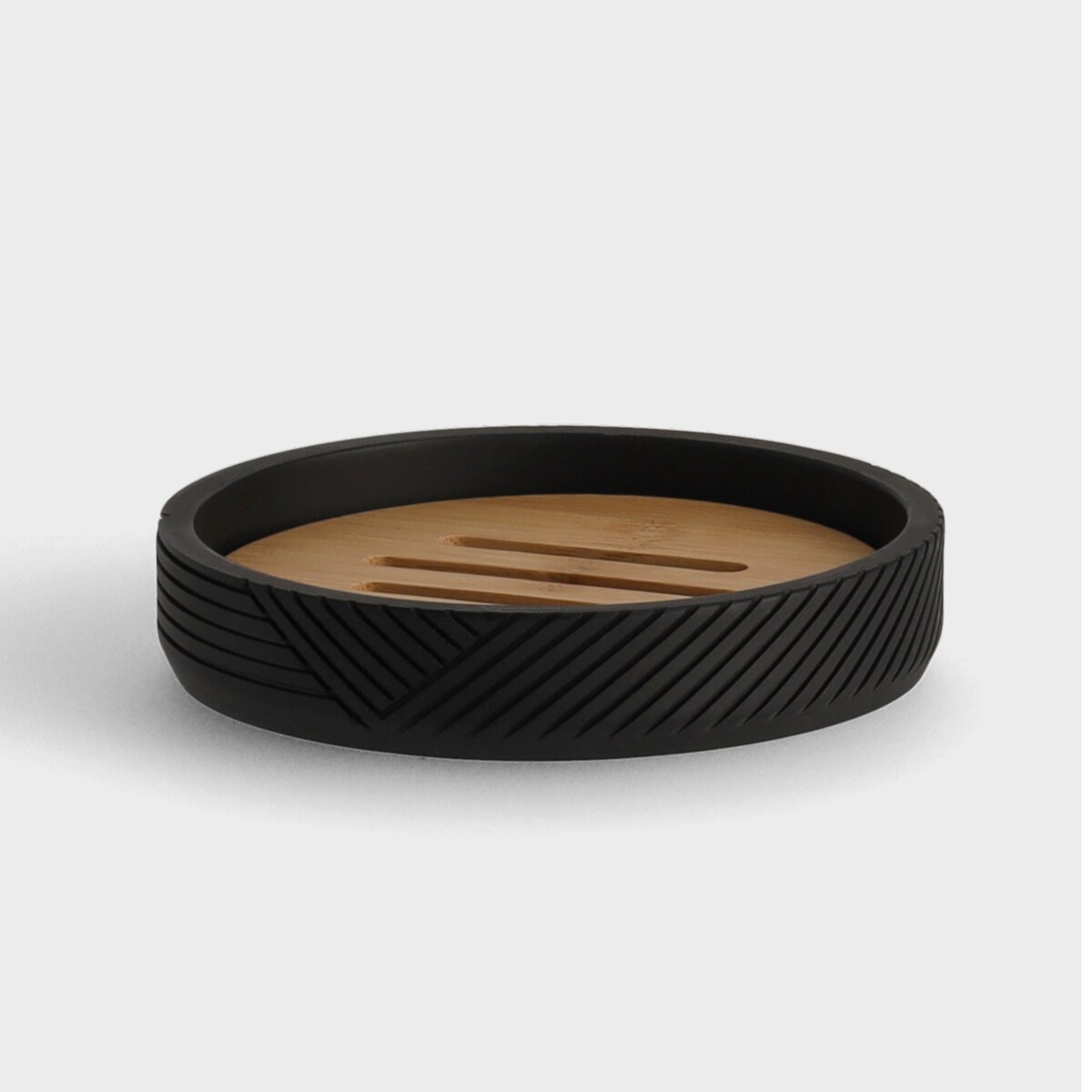 Mydelniczka z Masy Żywicznej z Drewnem Raveno