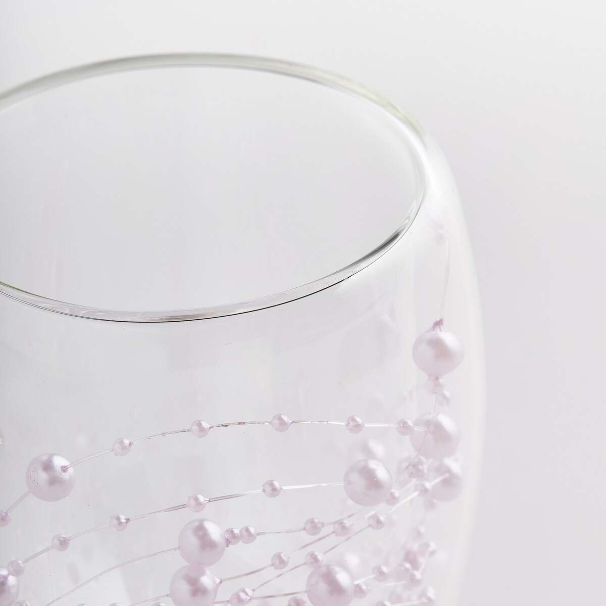 Szklanka Pearlin w groszki