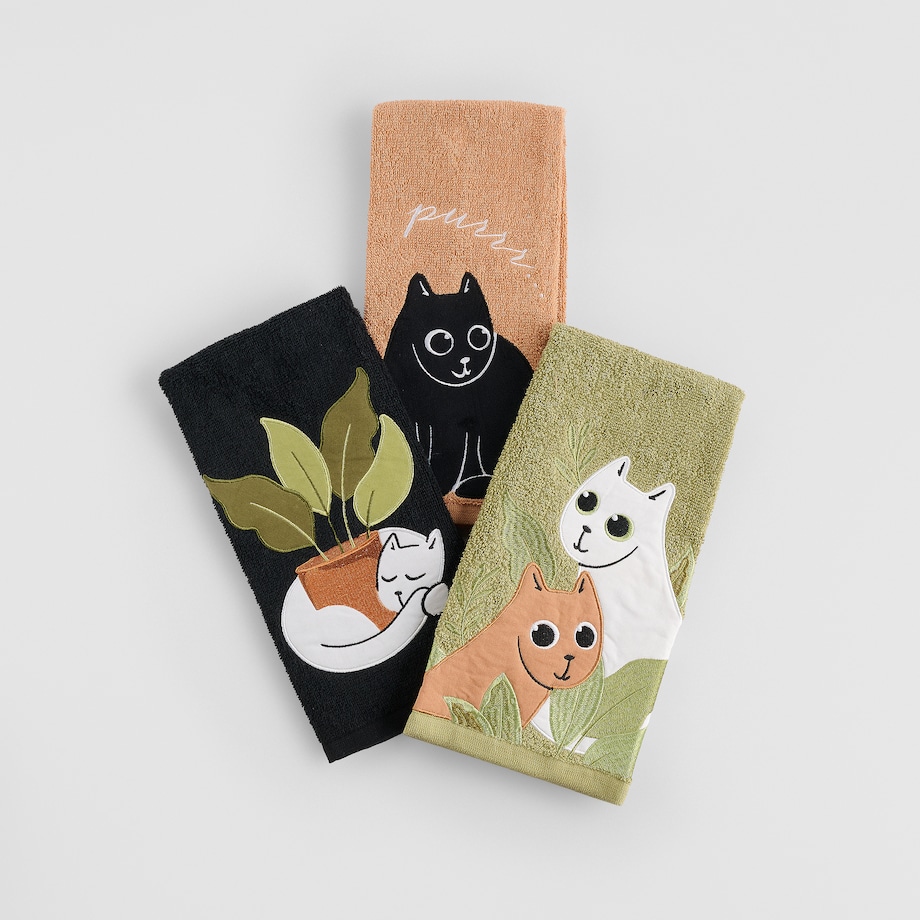 Ręcznik Kuchenny Purrpot 40x60 cm z motywem zwierzęcym