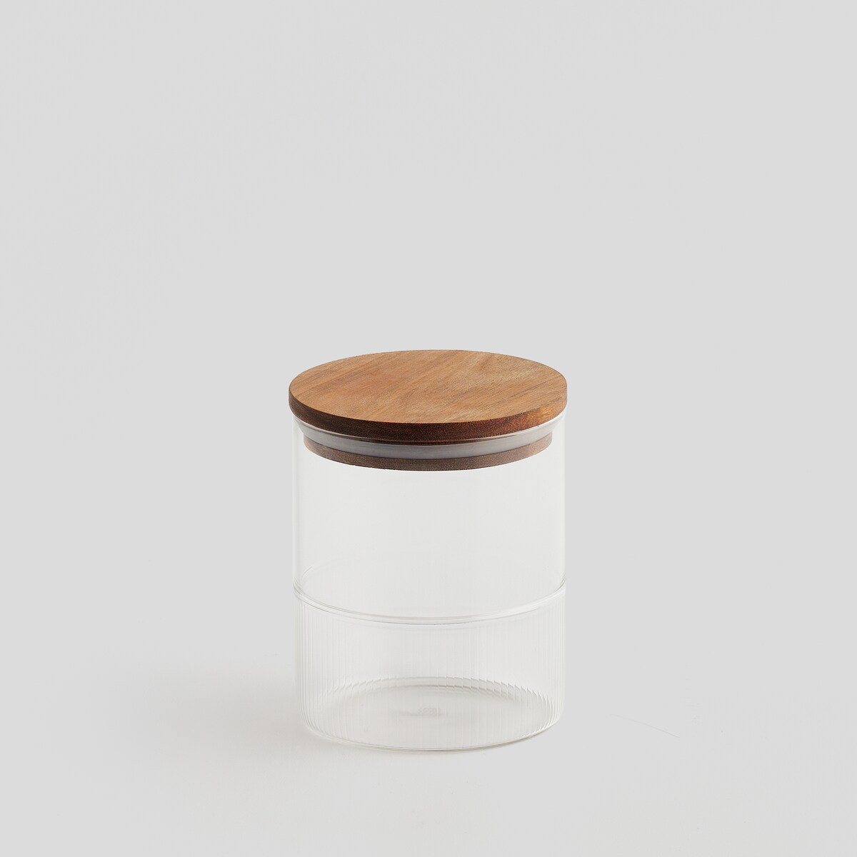 Pojemnik ze szkła borokrzemowego z akacjową pokrywką 700 ml