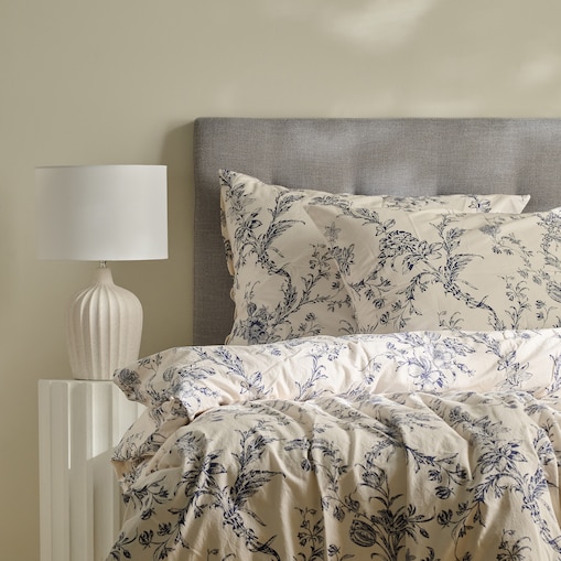 Pościel Bawełniana Danorel 200x220 cm z motywem roślinnym