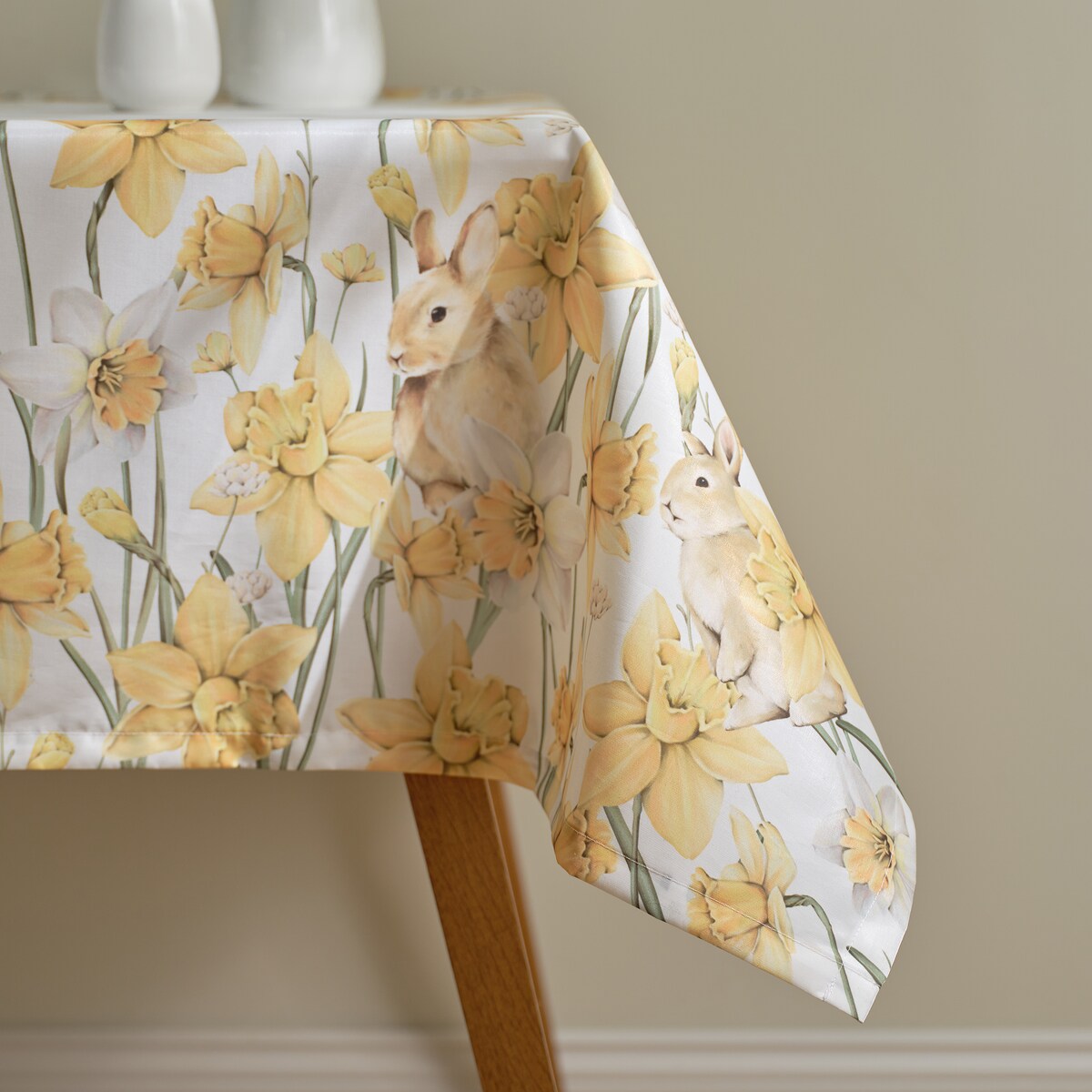 Obrus z nadrukiem Daffelisbunny 150x220 cm z motywem królika