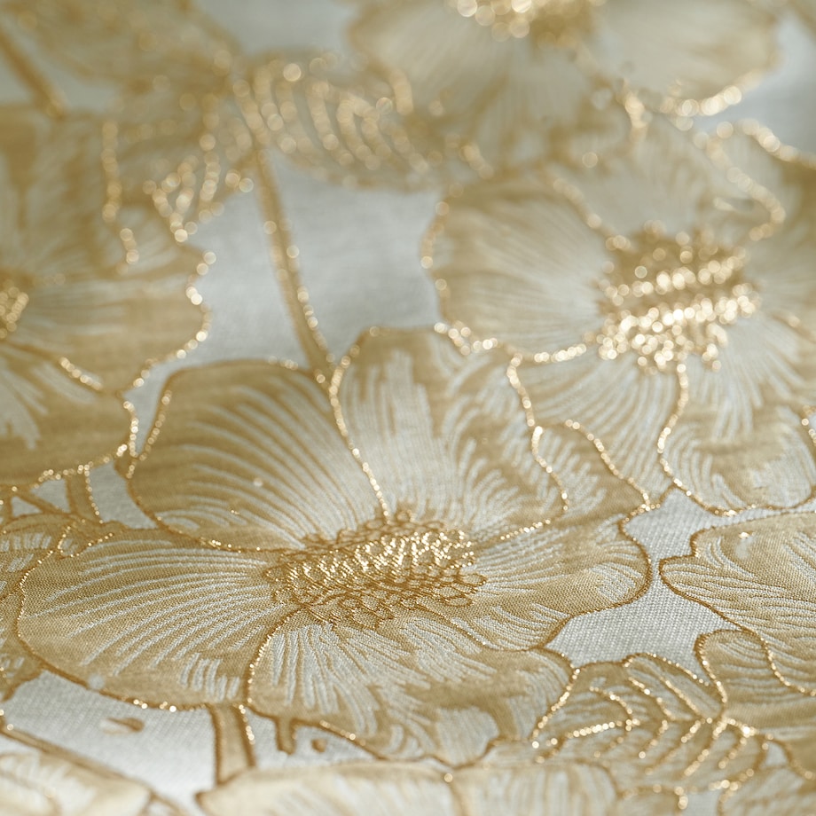 Bieżnik Żakardowy Makowka 40x180 cm z motywem kwiatowym